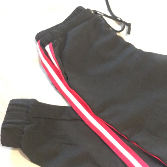 Romeo+Juliet Couture striped joggers-M w/ pockets - Picture 1 of 6